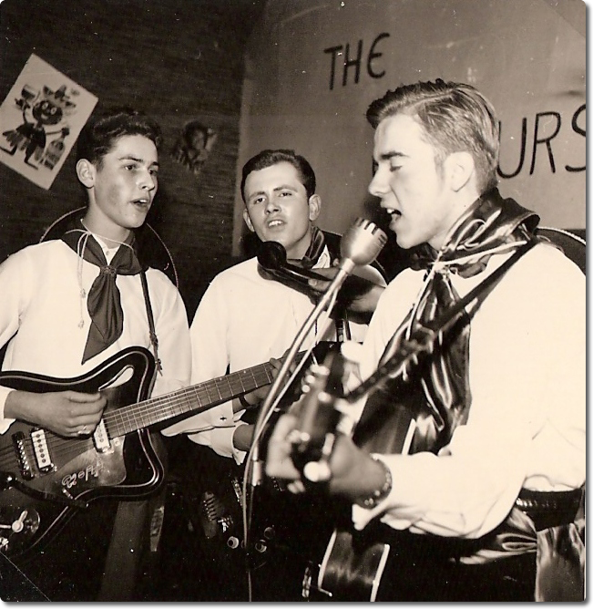 Hans-Jürgen 1963 als Sänger der Band "The Colours"